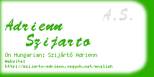 adrienn szijarto business card